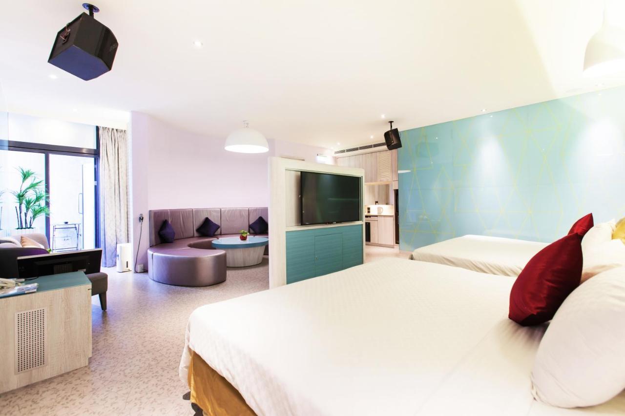 Six Star Motel-Zhongli Bagian luar foto